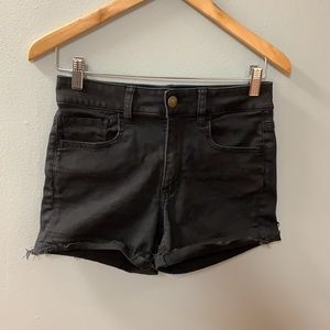 AE High-Rise Black Shorts
